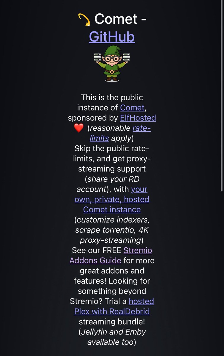 Comet Addon Guide