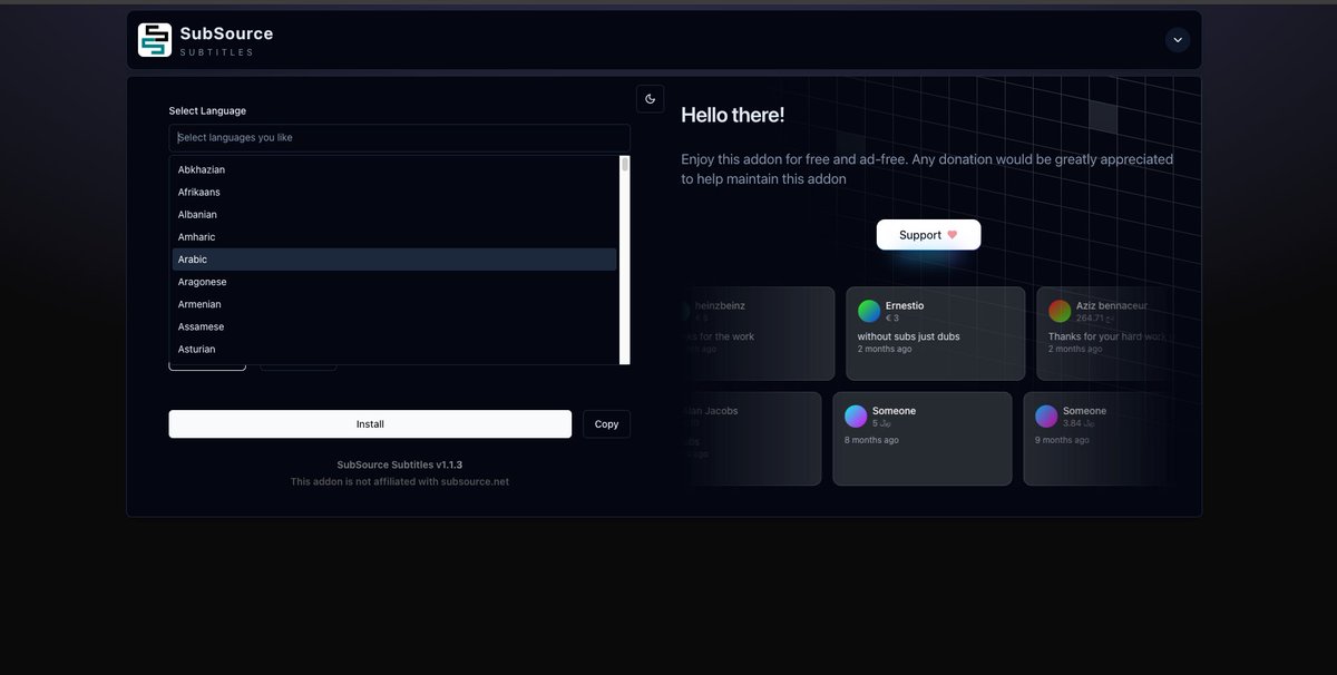 SubSource Setup 1